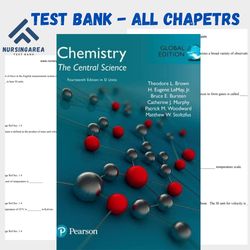 Test bank for Chemistry The Central Science 14th Edition | All Chapters