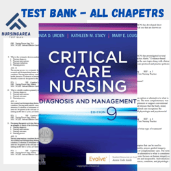 Test bank for Critical Care Nursing-Diagnosis and Management, 9th Edition | All Chapters