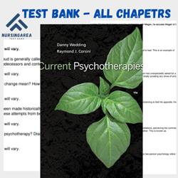 Test bank for Current Psychotherapies 11th Edition By Danny Wedding | All Chapters