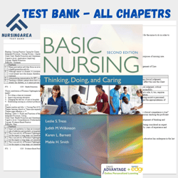 Test bank for Davis Advantage for Basic Nursing Thinking, Doing and Caring 3rd Edition | All Chapters