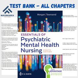 Test bank for Essentials of Psychiatric Mental Health Nursing 8th Edition | All Chapters