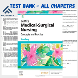 Test Bank forDewits Medical Surgical Nursing Concepts and Practice 4th Edition | All Chapters
