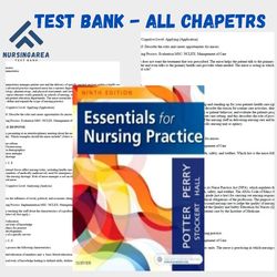 Test Bank for Essentials for Nursing Practice 9th Edition | All Chapters
