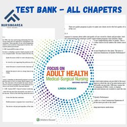 Test Bank for Focus on Adult Health: Medical-Surgical Nursing 2nd Edition by Linda Honan | All Chapters