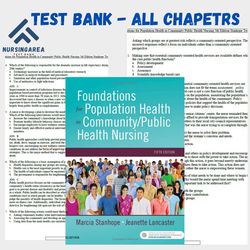 Test Bank for Foundations for Population Health in Community/Public Health Nursing 5th Edition | All Chapters