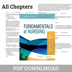 Test Bank for Fundamentals of Nursing 11th Edition by Potter Perry | All Chapters