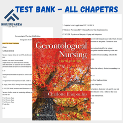 Test Bank for Gerontological Nursing 10th Edition by Charlotte Eliopoulos | All Chapters