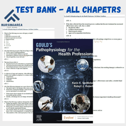 Test Bank for Goulds Pathophysiology For The Health Professions 7th Edition| All Chapters