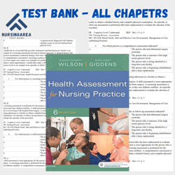 Test Bank for Health Assessment for Nursing Practice 6th Edition | All Chapters