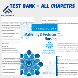 Test Bank for Introductory Maternity and Pediatric Nursing, 5th Edition by Nancy Hatfield | All Chapters
