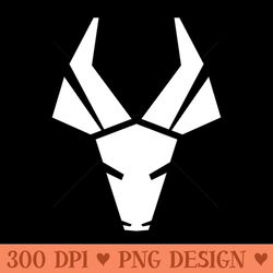 stylized antelope in south african fashion - png download collection