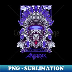 anthrax band bang - signature sublimation png file