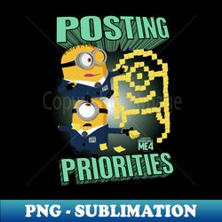 minions despicable me 4 avl posting priorities - artistic sublimation digital file