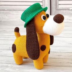 doggie bruno crochet pattern, crochet pattern dog, amigurumi tutorial pdf in english, pdf tutorial
