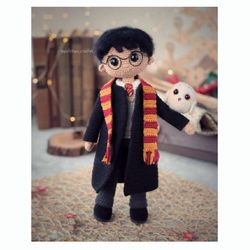 harry potter and hedwig crochet patterns, amigurumi crochet pattern, amigurumi tutorial pdf in english
