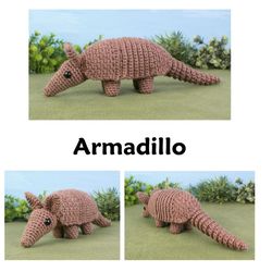 crochet pattern armadillo, crochet pattern, amigurumi tutorial pdf in english