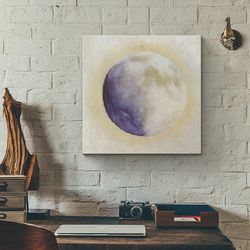 art wallpaper the moon phase canvas for decor 1