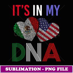 dna usa flag american mexican flag mexico - modern sublimation png file