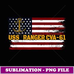 aircraft carrier uss ranger cva61 veteran father day - premium png sublimation file
