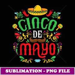 cinco de mayo costume mexican party gift - artistic sublimation digital file