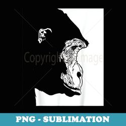chimpanzee face graphic monkey wild forest animal - modern sublimation png file