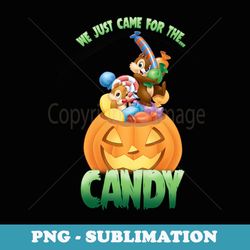 disney chip 'n' dale rescue rangers halloween pumpkin candy - trendy sublimation digital download