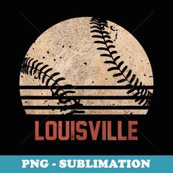 vintage baseball louisville cool softball - sublimation png file