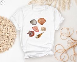 seashell t-shirt, shell baby shirt