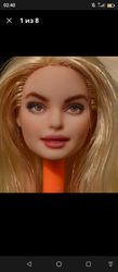Barbie head repaint OOAK, only head