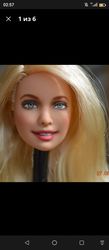 Barbie head repaint OOAK( only head )
