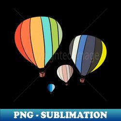 assorted colored balloons - trendy sublimation digital download