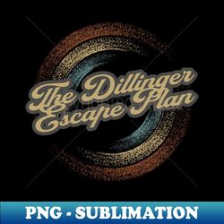 the dillinger escape plan circular fade - exclusive sublimation digital file