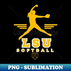 lsu tigers softball - png sublimation digital download