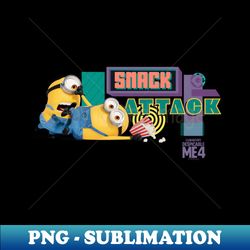 minions despicable me 4 snack attack - premium sublimation digital download