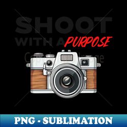 shoot with a purpose photography - vintage sublimation png download