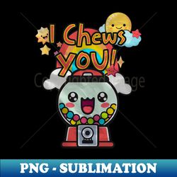 i chews you! - cute kawaii gumball machine