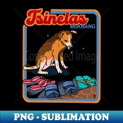 pinoy dog funny retro book sticker - decorative sublimation png file