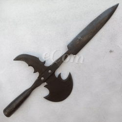 custom handmade antique high carbon steel kung fu axe head spear axe head
