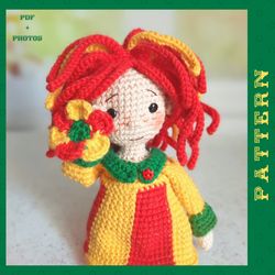 lillian crochet doll pattern amigurumi doll pattern pdf english tutorial