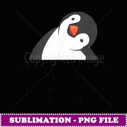 funny penguins woman man children gift - instant png sublimation download
