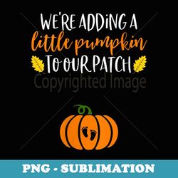 s pumpkin pregnancy announcement halloween baby reveal - modern sublimation png file