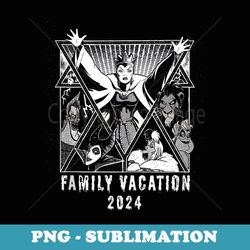 disney villains graphic print family vacation trip 2024 - sublimation png file