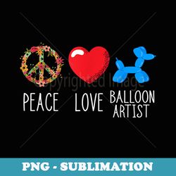 balloon artist love peace balloon twister balloon animal - unique sublimation png download
