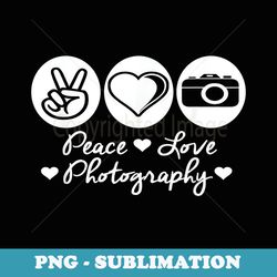 peace love photography for - unique sublimation png download