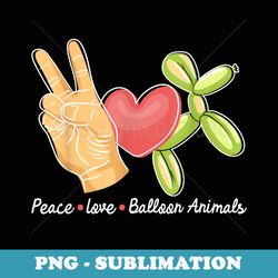 peace love balloon animals - balloons artist twister party