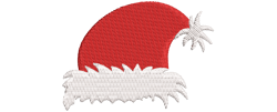 santa hat embroidery design - instant download 2