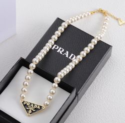 prada triangle necklace – Timeless Elegance and Style - gold prada necklace