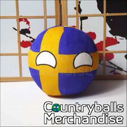 Countryballs - Sweden Swedish Plushie