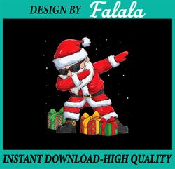 PNG ONLY Dabbing Santa Christmas Png, San-ta Cla-us With Gift Png, Christmas Png, Digital Download
