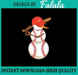 PNG ONLY Baseball Snowman Balls Snow Christmas Xmas Png, Christmas Baseball Png, Christmas Png, Digital Download